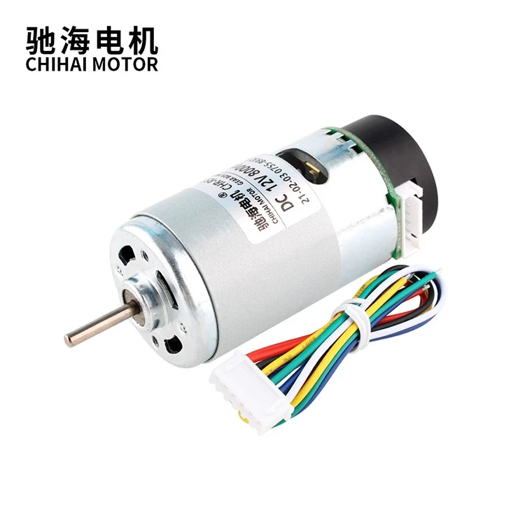 Permanent Magnet DC Motor Hall Encoder Speed Measuring Motor