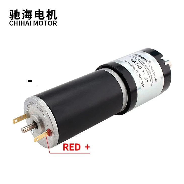 Tubular DC Carbon Brush Planetary Gear Motor